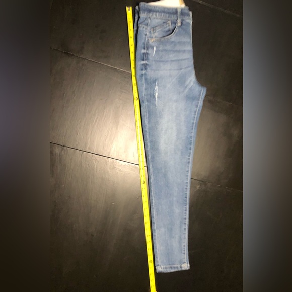 Democracy Ab Technology Light Blue Faded Distressed jeans Women’s 4 - Picture 4 of 8